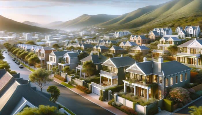 Mid-Level Property Buying Guide in Aliwal North: Scenic Aliwal North townscape with mid-level homes, modern amenities, and historical charm, appealing to diverse buyers.