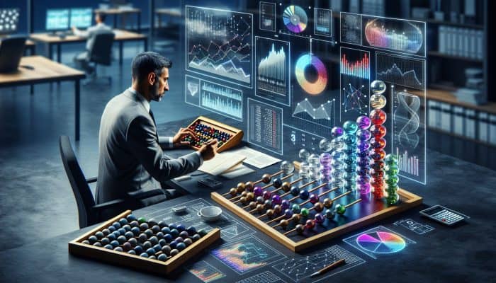 Personal Tales of Debt Consolidation Triumphs: UK Stories | DCL Financial advisor reviewing client's documents, creating personalized debt consolidation plan with charts on desk.