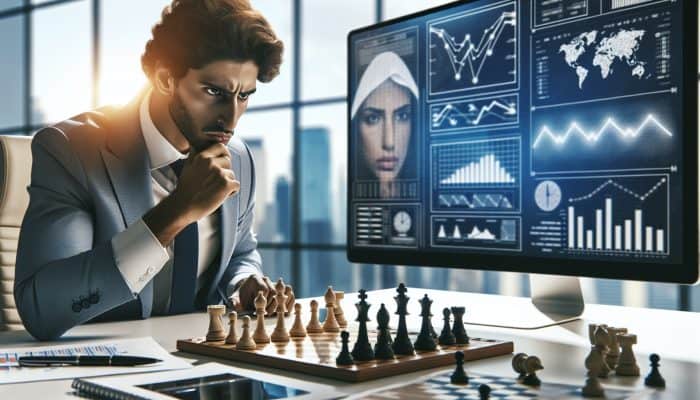 How to Negotiate with Debt Consolidation Lenders: UK Guide | DCL A businessperson setting negotiation goals on a whiteboard in a modern office.